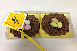 Chocolate Nest with Mini Eggs