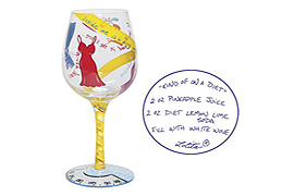 Kind of on a diet Wine Glass
