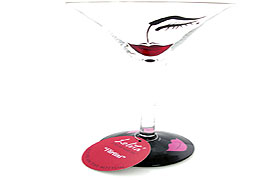 Flirtini Martini Glass