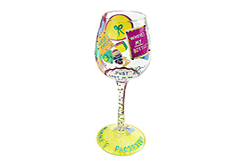 New Mum Wine Glass