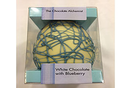 White Chocolate & Blueberry Egg