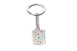 Emily Flowers Key Ring